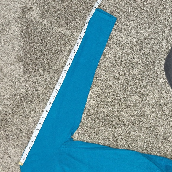 Michael Kors lightweight a-line sweater dress - deep teal/turquoise - midi - M - Picture 7 of 8